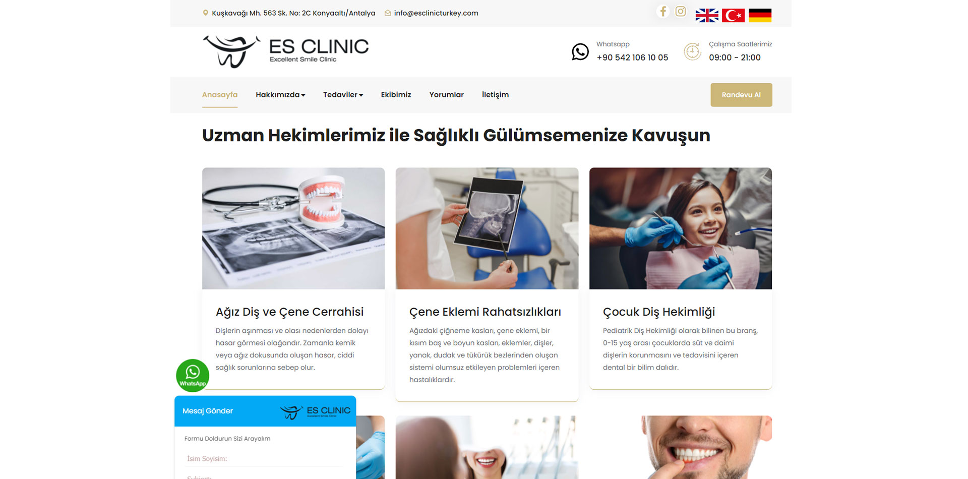 antalya sağlık turizmi web sitesi, antalya sağlık web sitesi, antalya web sitesi